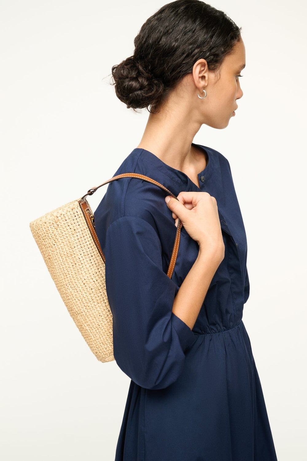 MINI TARU RAFFIA BAG NATURAL TAN - STAUD near me