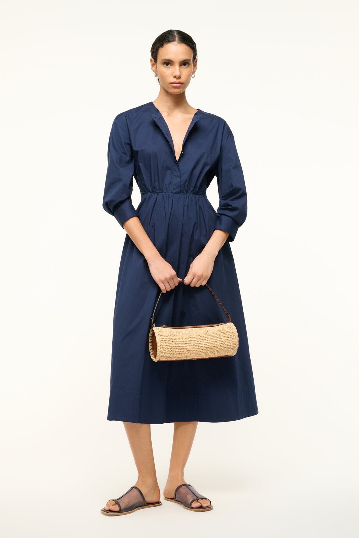 MINI TARU RAFFIA BAG NATURAL TAN - STAUD near me