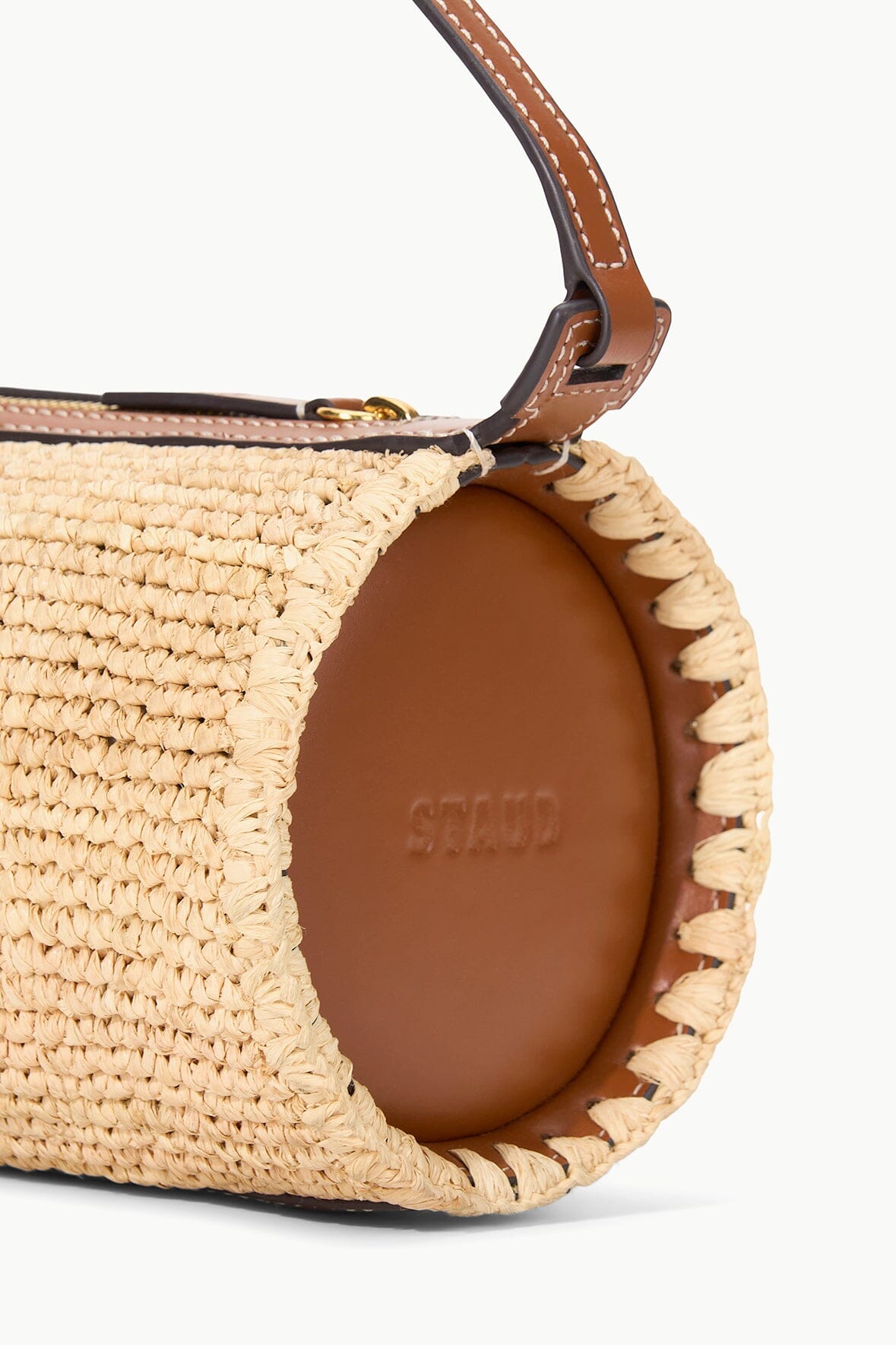 MINI TARU RAFFIA BAG NATURAL TAN - STAUD near me
