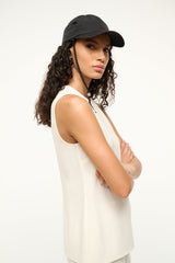PAULIE BASEBALL HAT BLACK - STAUD sale