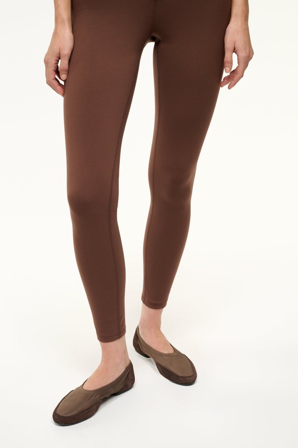ALBA SPORT BALLET FLAT ESPRESSO - STAUD sale