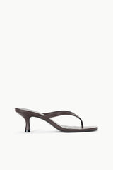 FREJA THONG KITTEN HEEL ESPRESSO - STAUD for sale