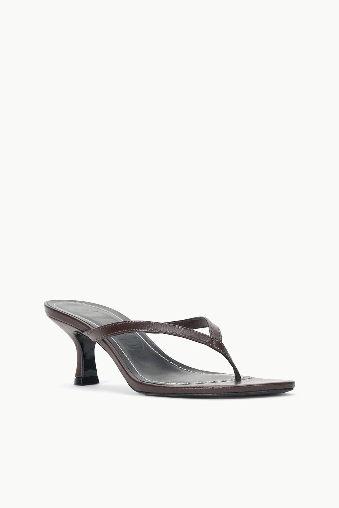 FREJA THONG KITTEN HEEL ESPRESSO - STAUD for sale
