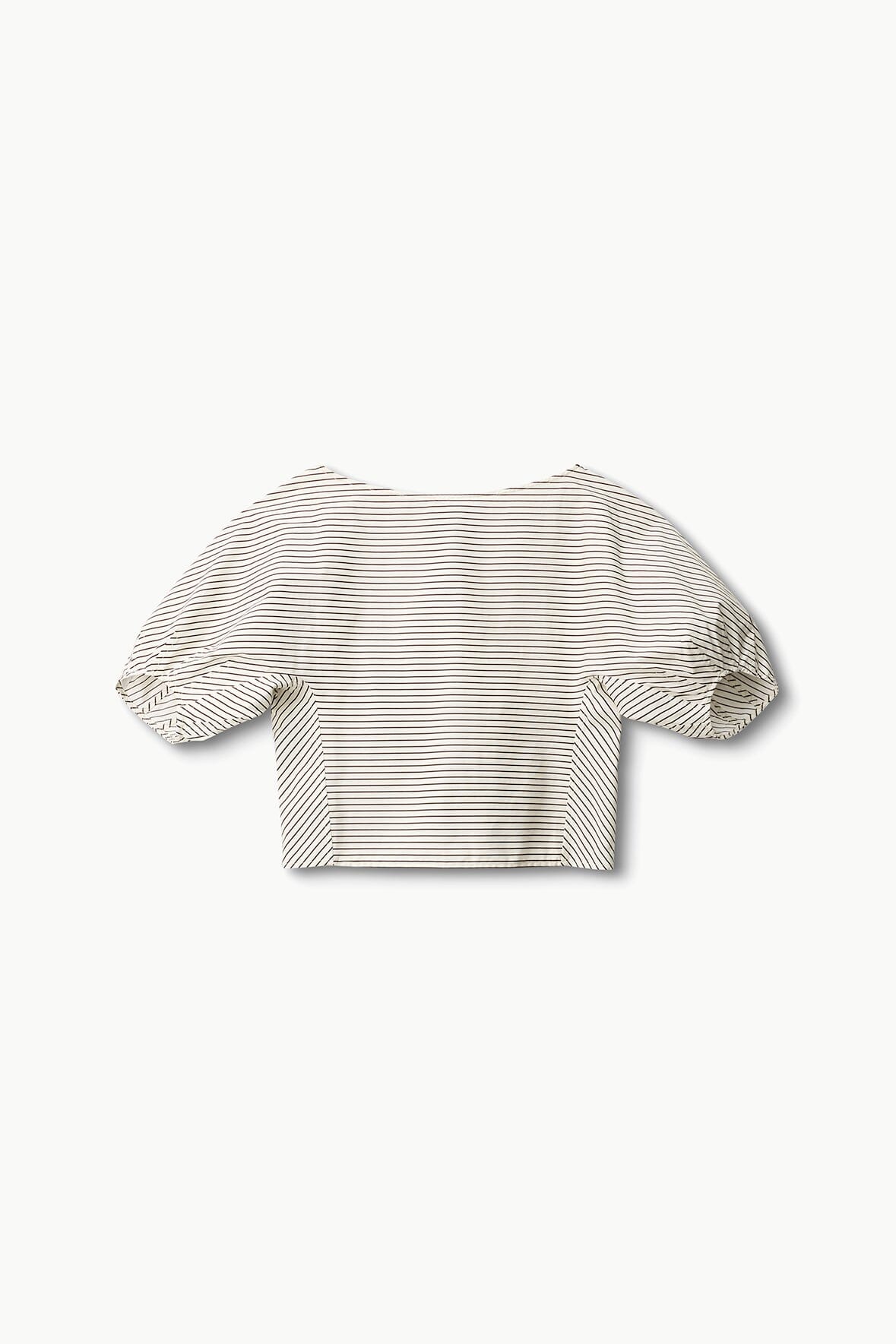 DIDI TOP IVORY DARK OAK MICRO STRIPE - STAUD online