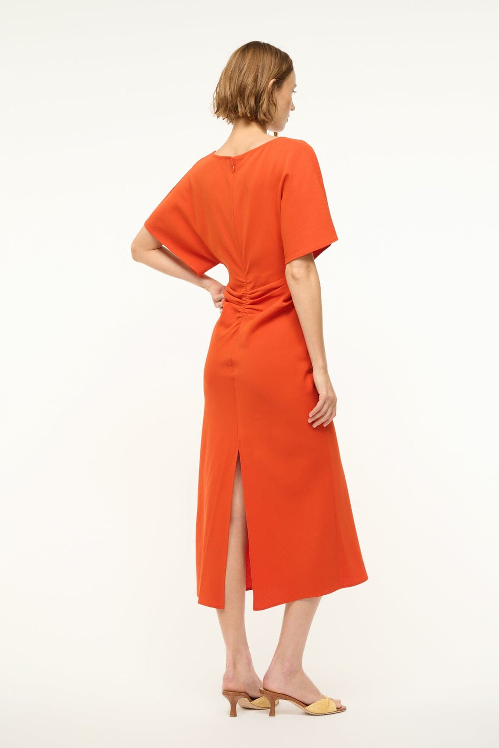 AMELIE DRESS CAYENNE - STAUD US