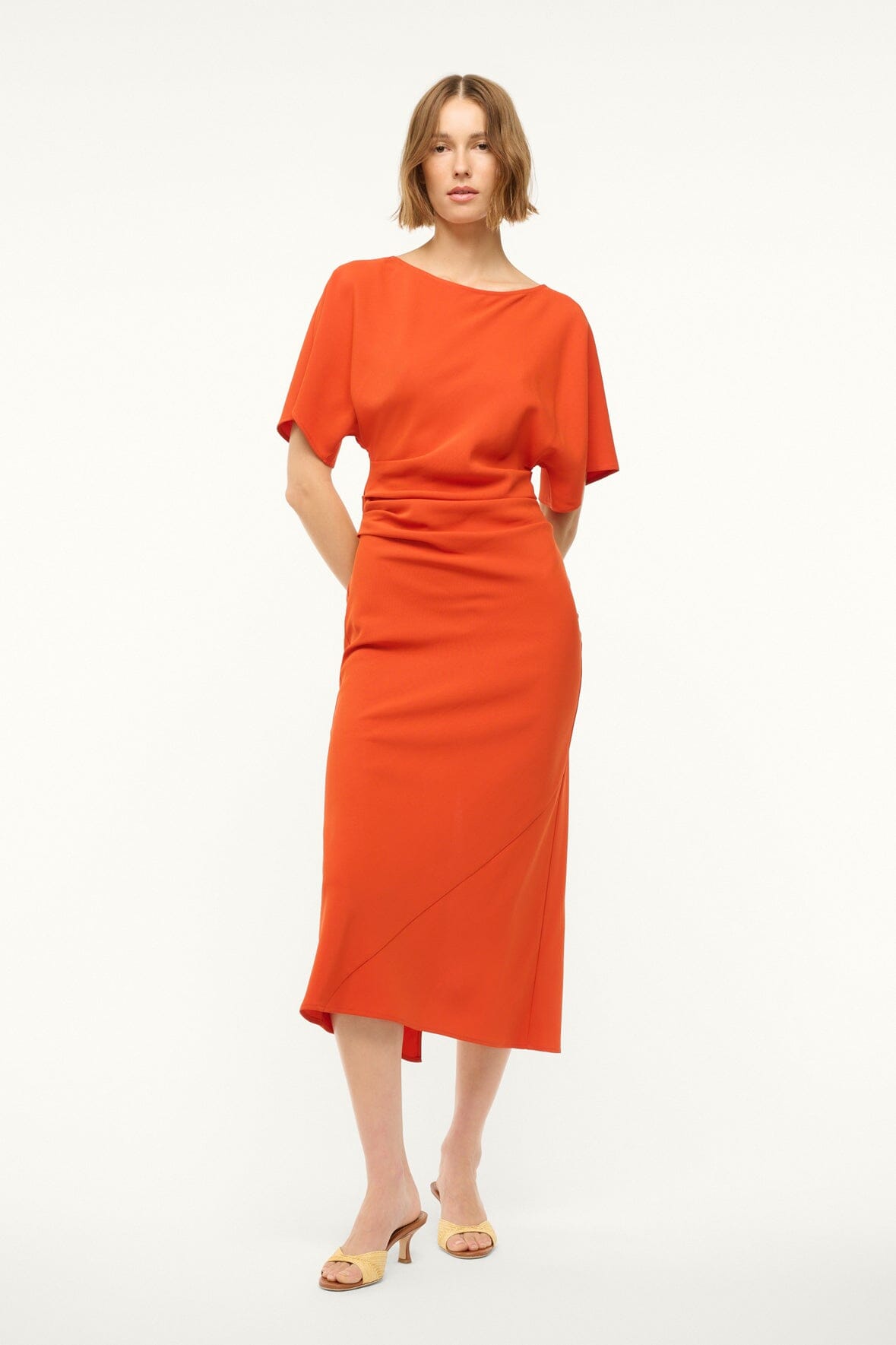 AMELIE DRESS CAYENNE - STAUD US
