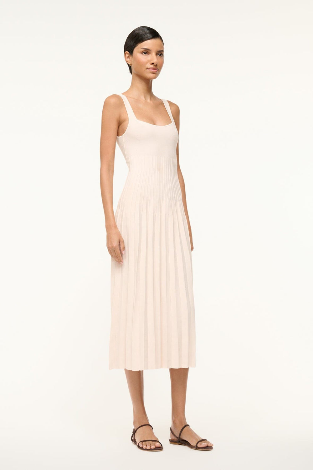 ELLISON DRESS ECRU - STAUD sale