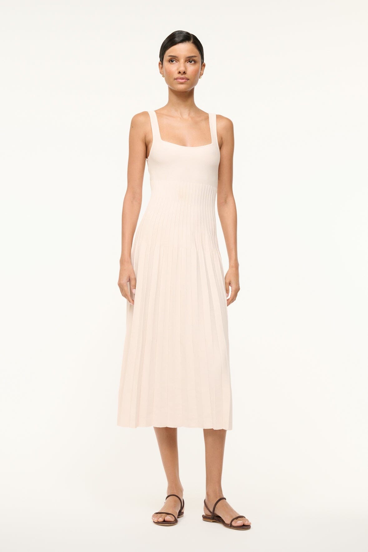 ELLISON DRESS ECRU - STAUD sale