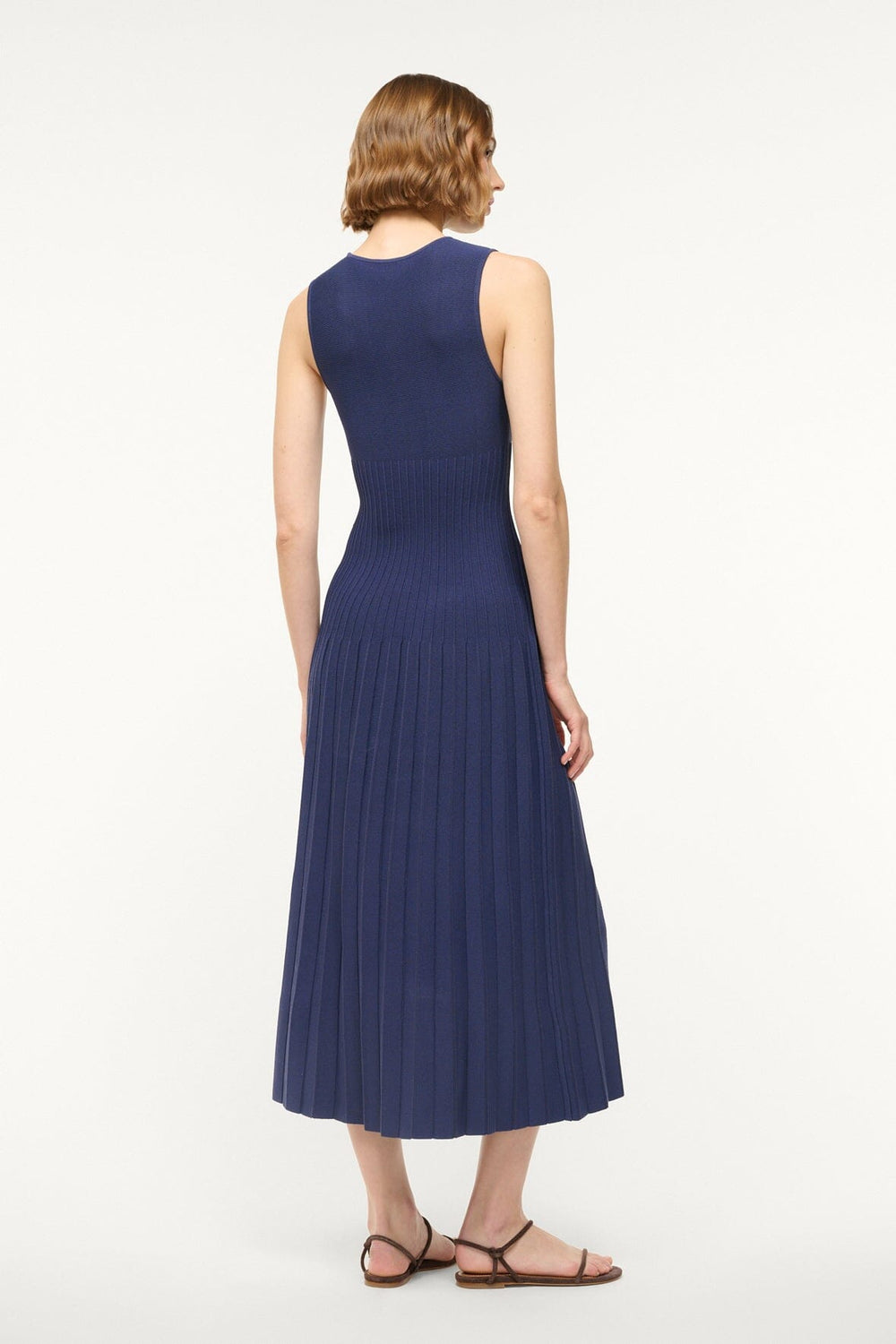 ELYSE DRESS NAVY - STAUD outlet
