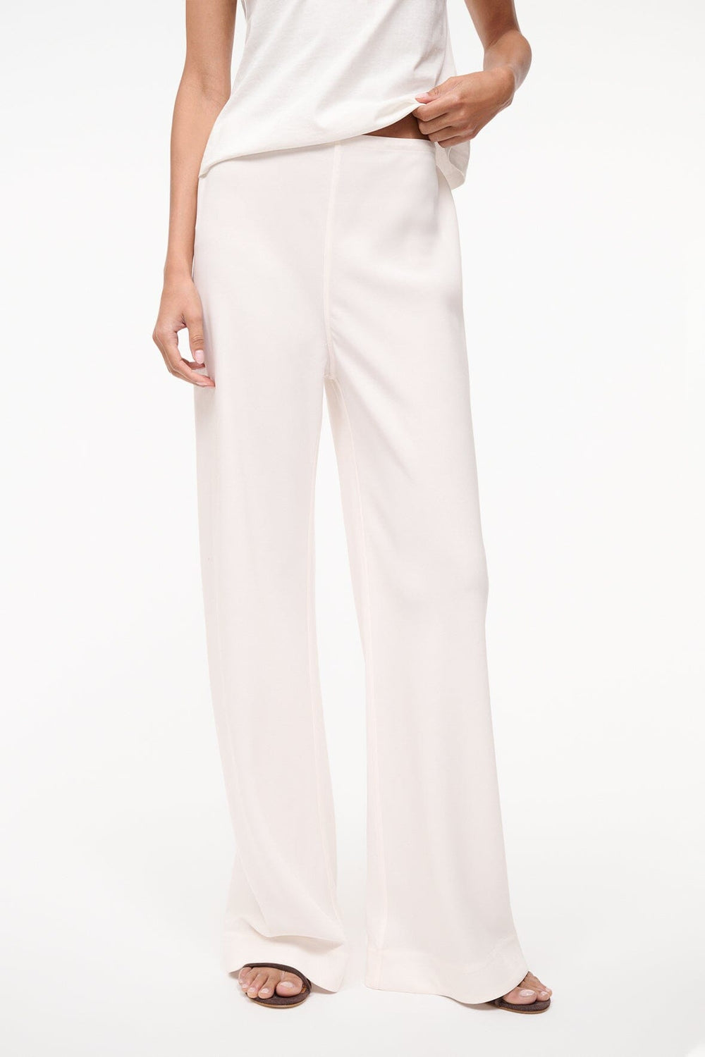 STROLL PANT IVORY - STAUD for sale