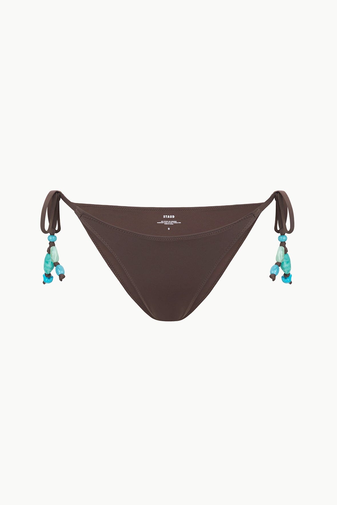 SISLEY SIDE TIE BIKINI BOTTOM DARK CHOCOLATE - STAUD for sale