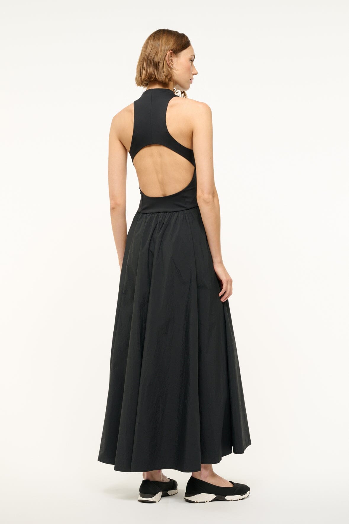 CREVASSE MAXI DRESS BLACK - STAUD US