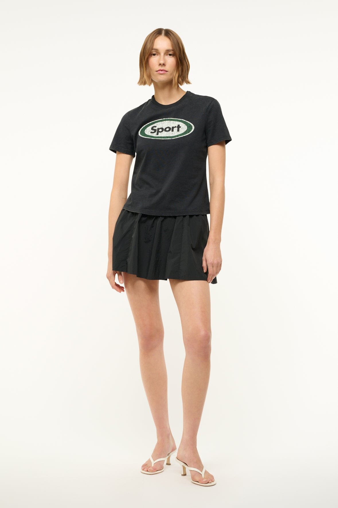 LULU SPORT TEE BLACK - STAUD online
