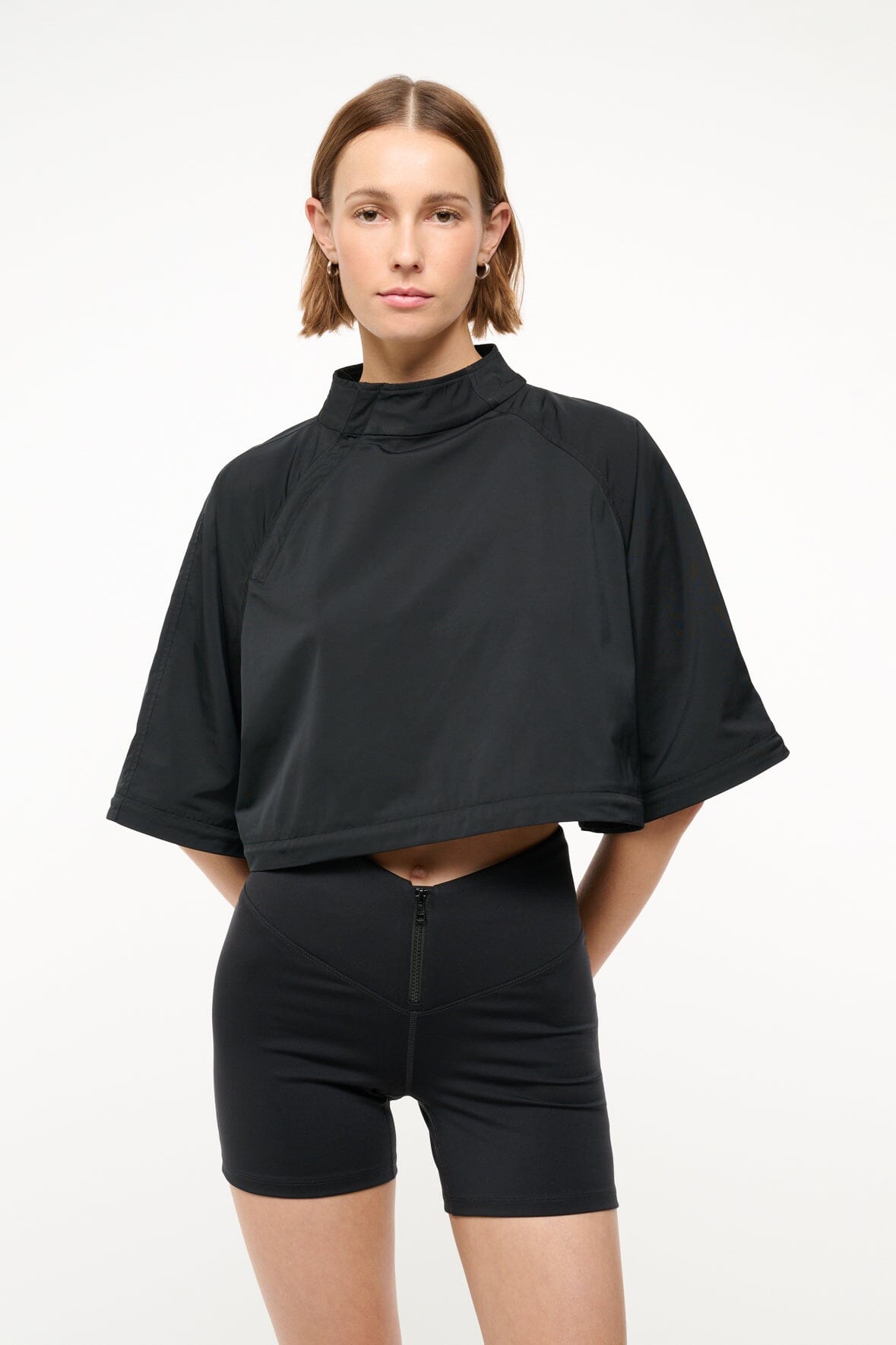 PEAK ANORAK BLACK - STAUD sale