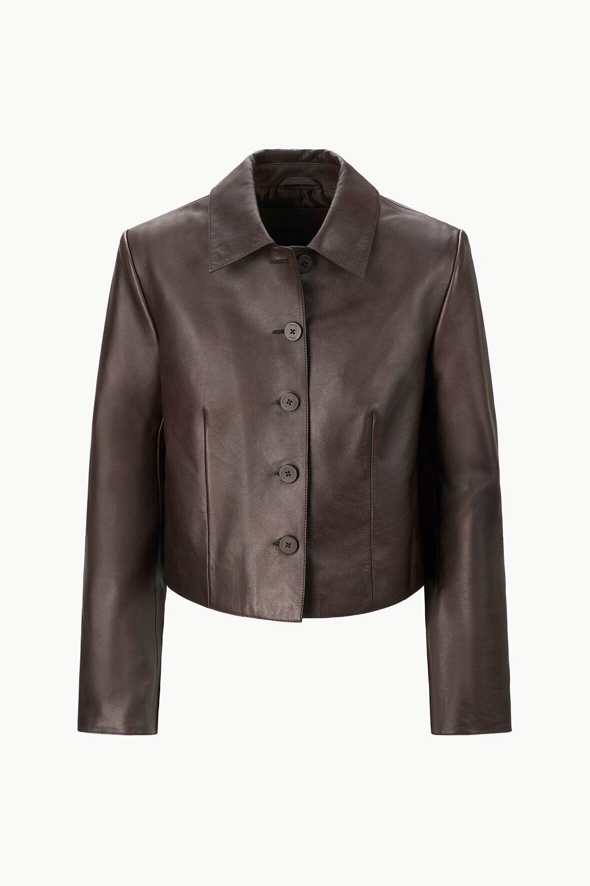 LEATHER MARINO JACKET TIRAMISU - STAUD for sale
