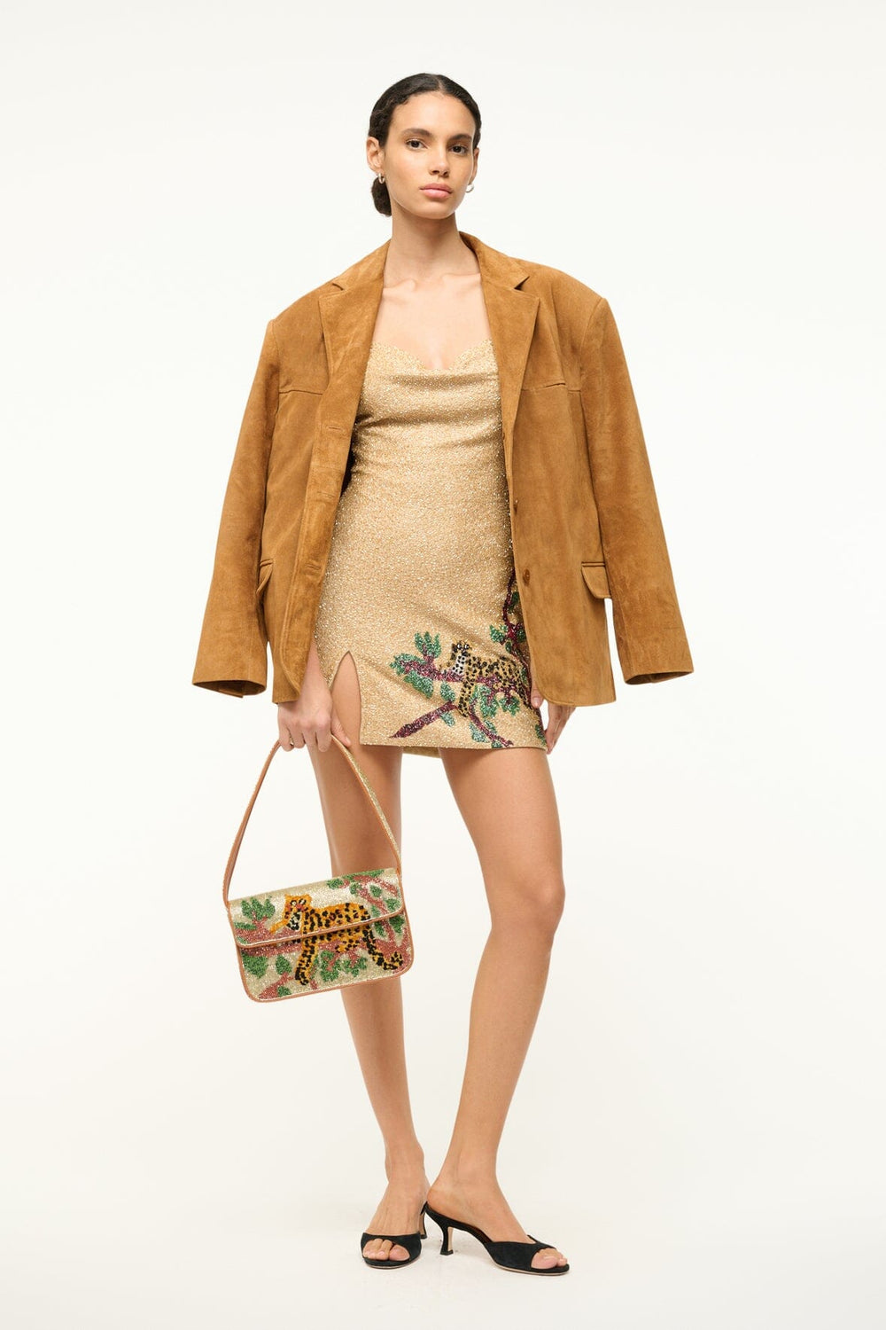 ROXY DRESS JUNGLE LEOPARD - STAUD US