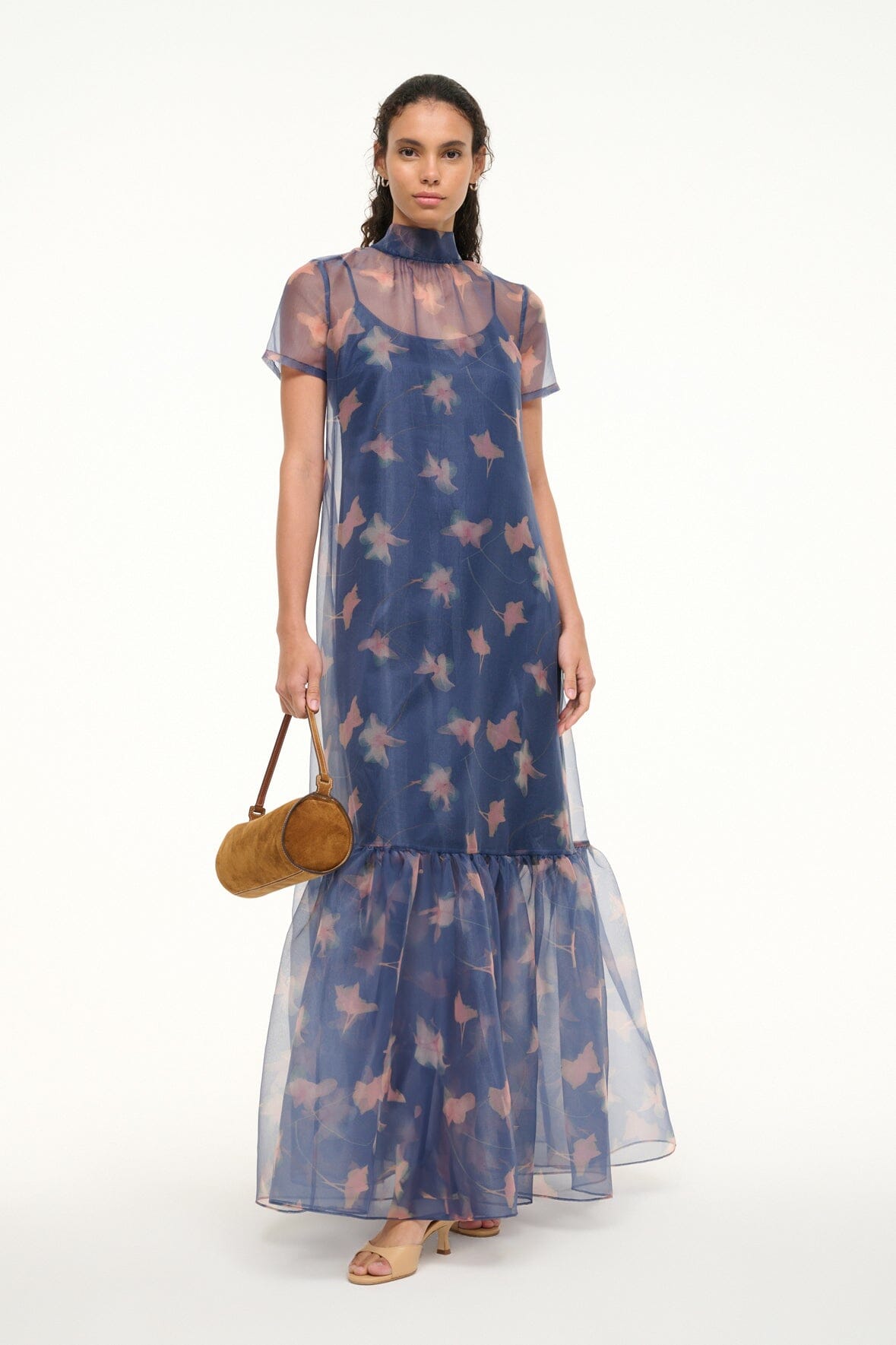 CALLUNA DRESS BOTANICAL NAVY - STAUD for sale