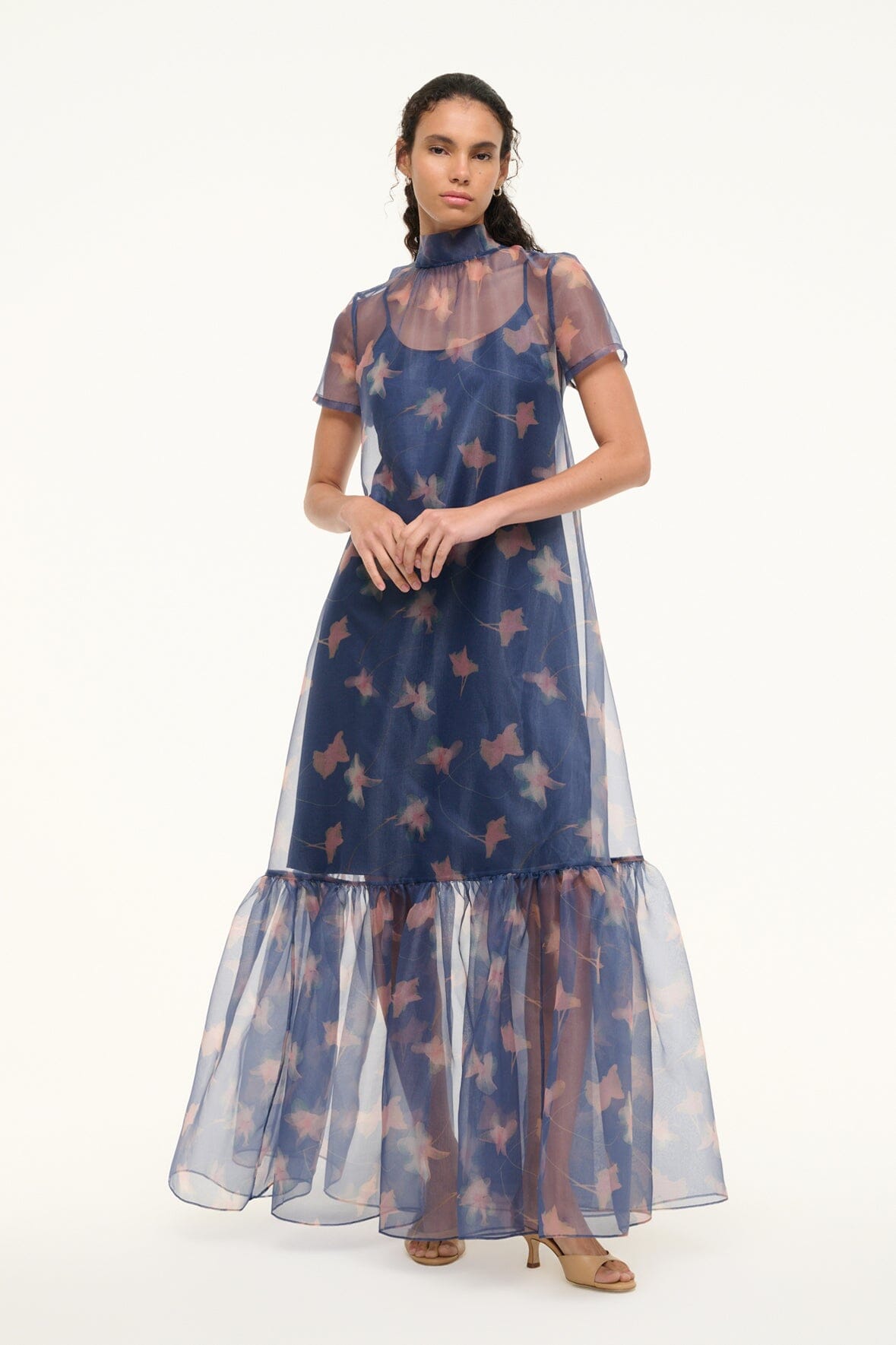 CALLUNA DRESS BOTANICAL NAVY - STAUD for sale