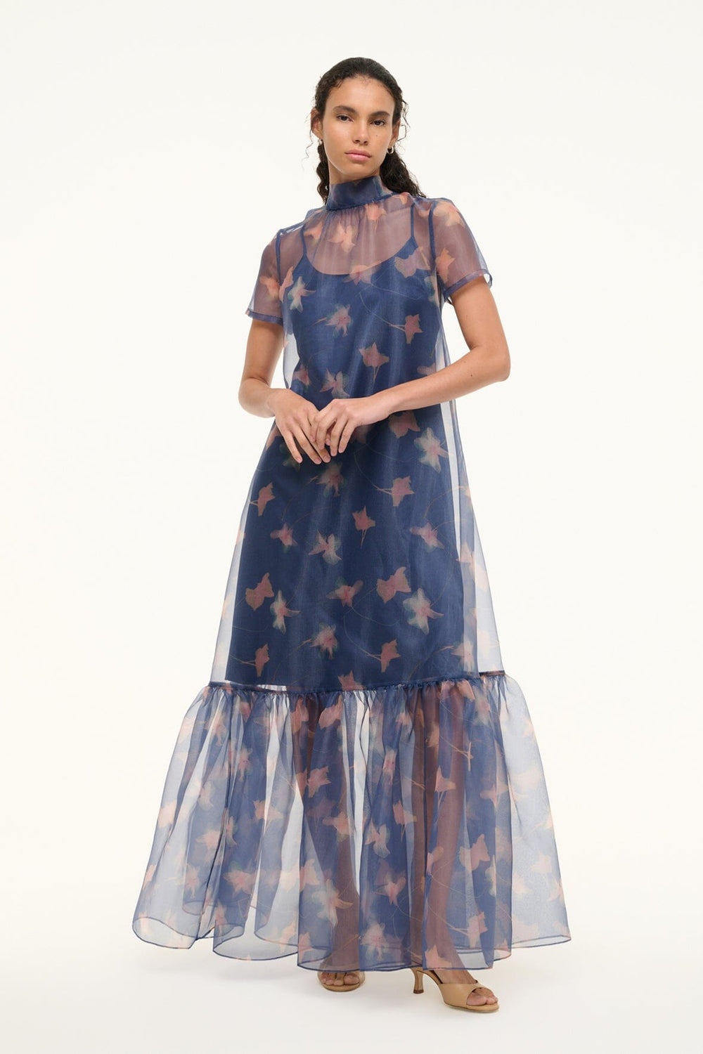 CALLUNA DRESS BOTANICAL NAVY - STAUD for sale