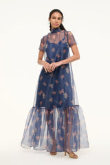 CALLUNA DRESS BOTANICAL NAVY - STAUD for sale