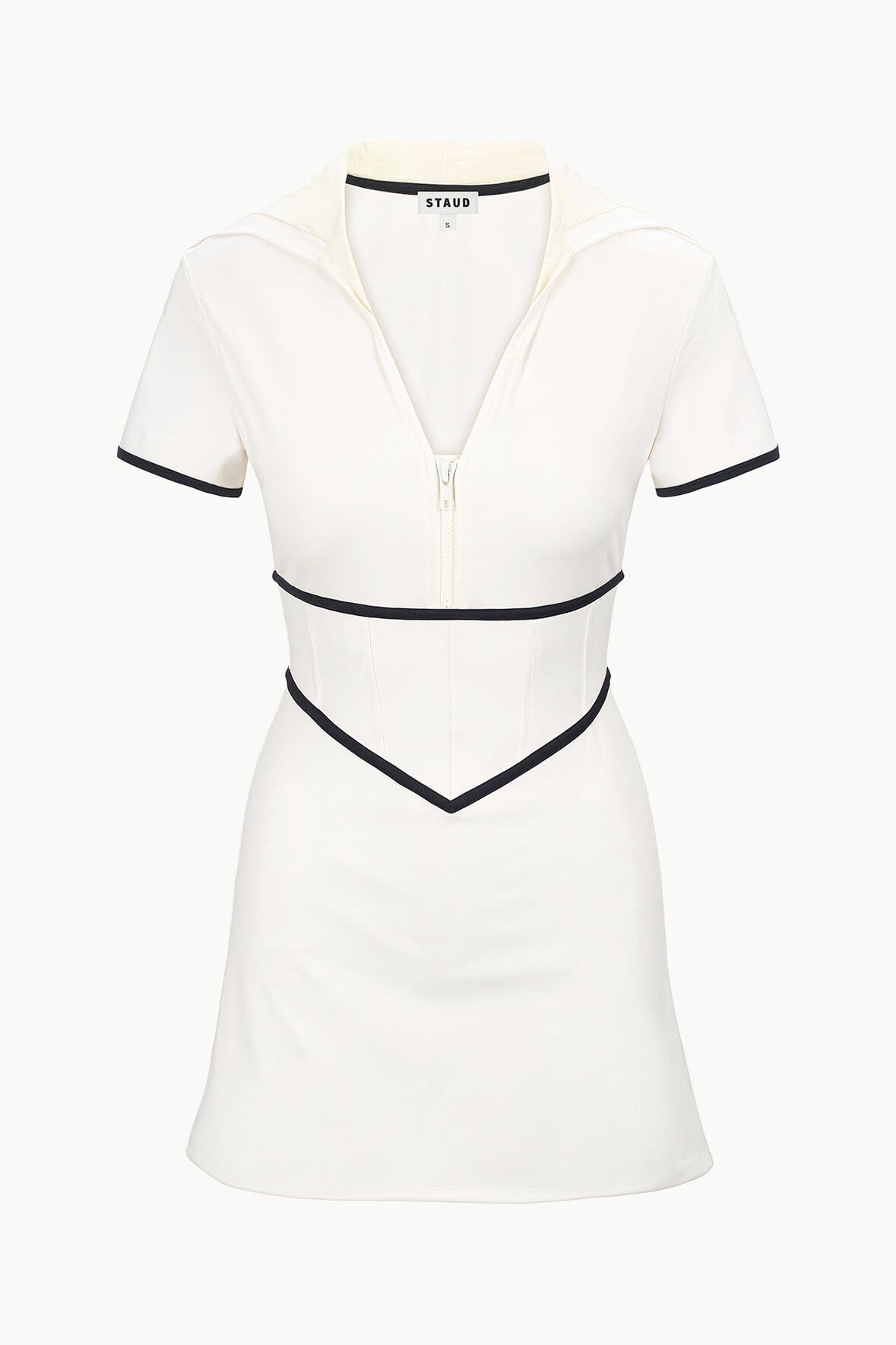 RESISTANCE DRESS IVORY BLACK - STAUD near me