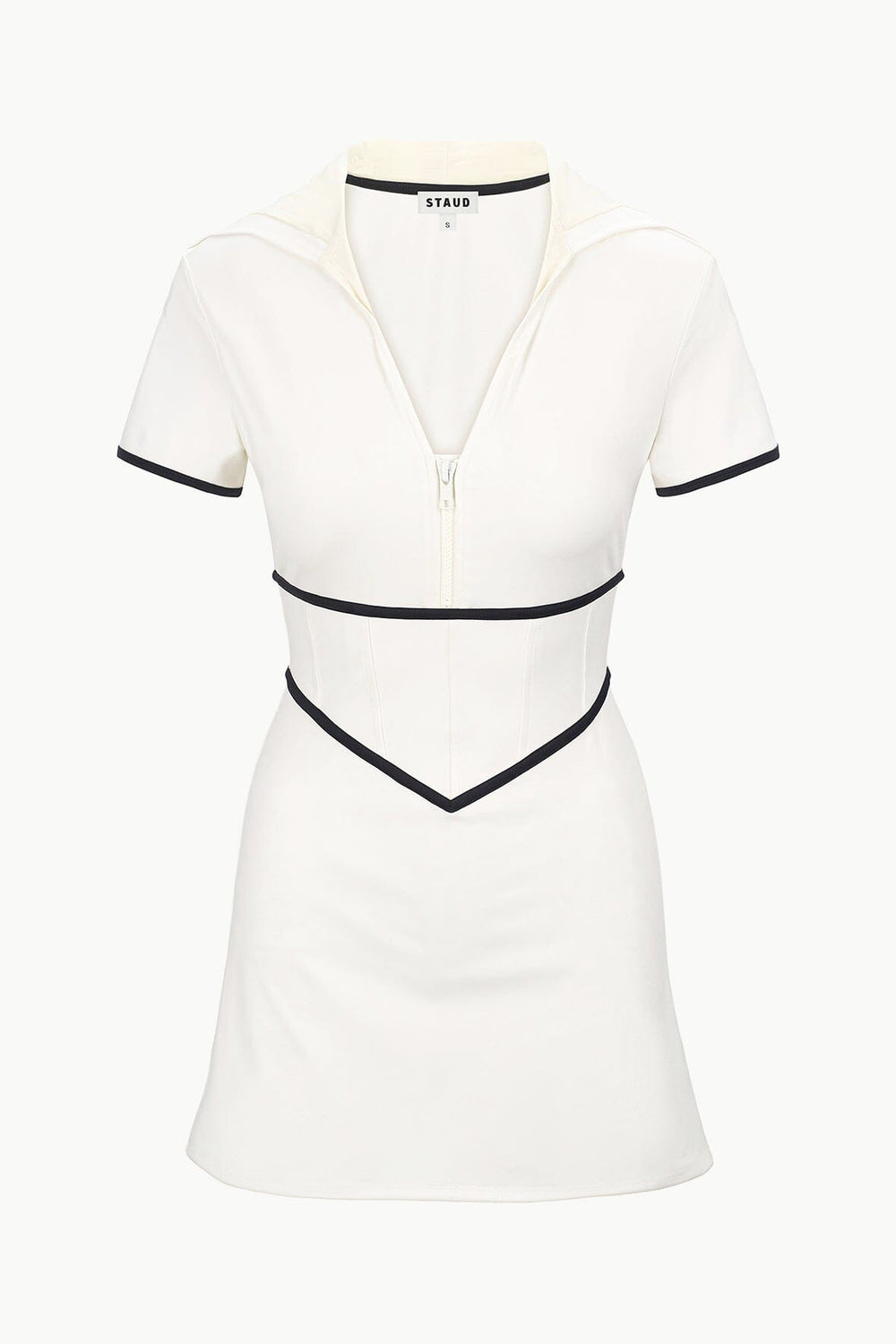 RESISTANCE DRESS IVORY BLACK - STAUD near me