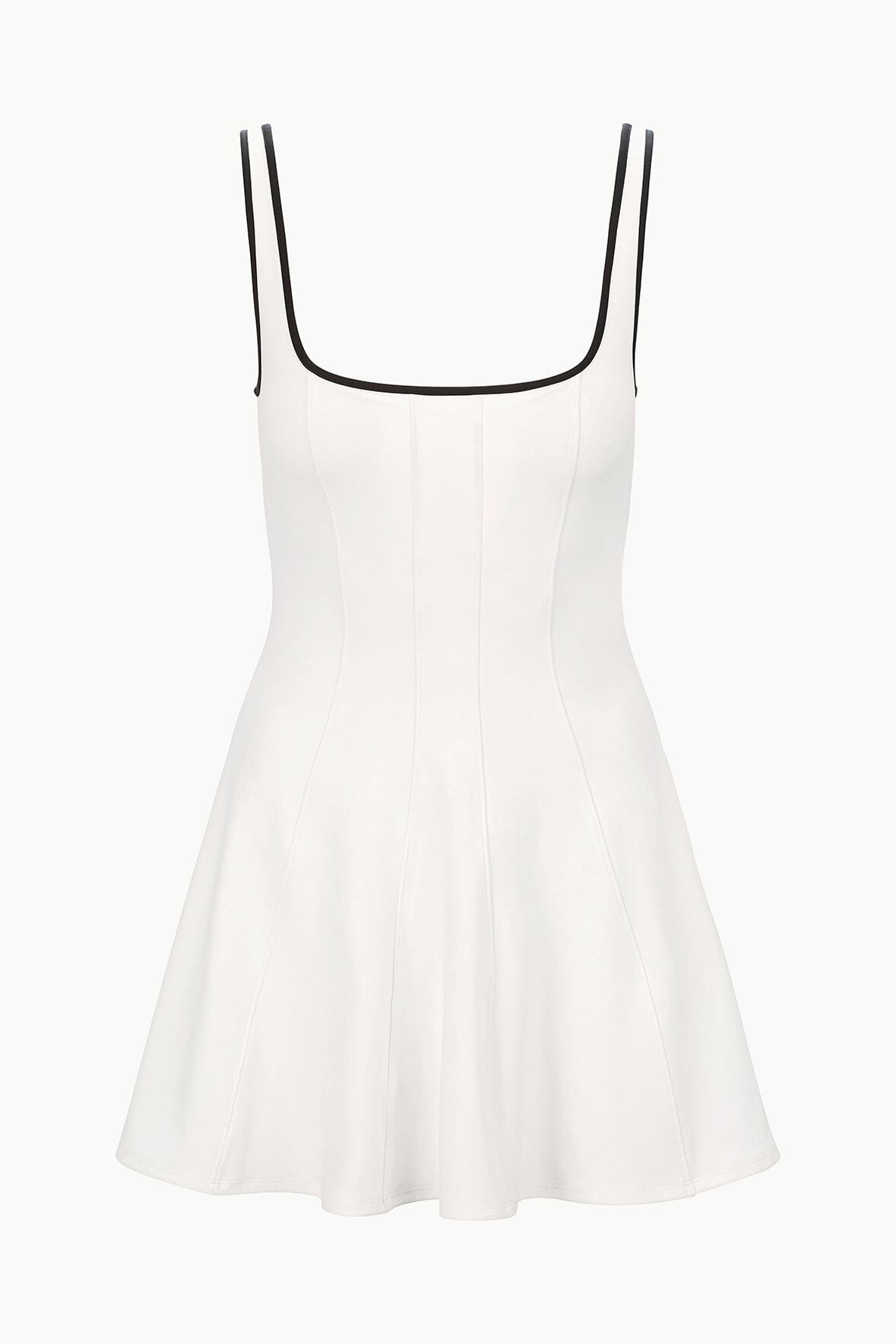 WELLS MINI SPORT DRESS IVORY BLACK - STAUD near me