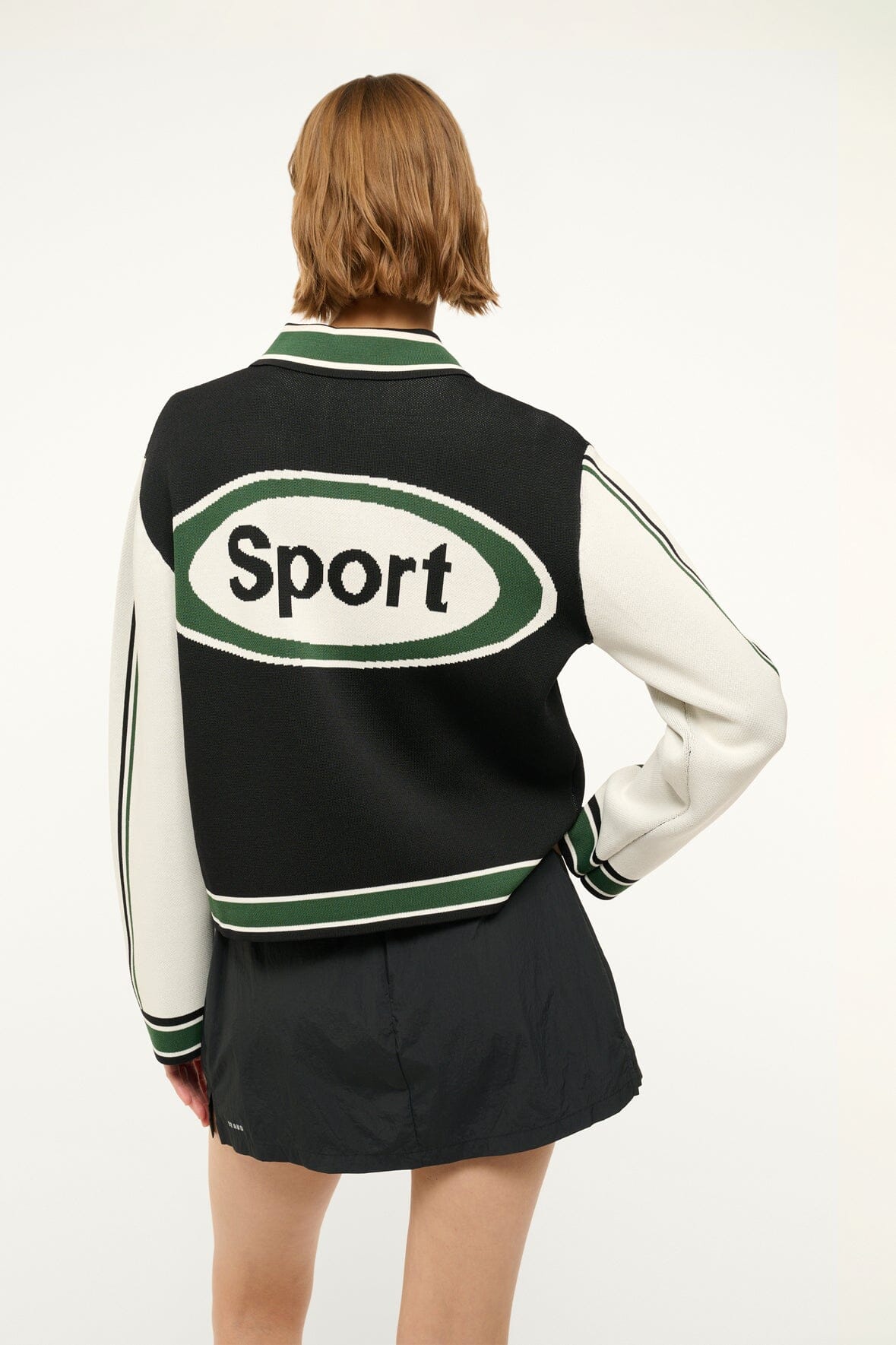 PAT SPORT JACKET BLACK MULTI - STAUD US