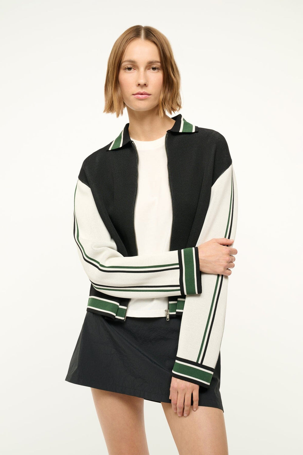 PAT SPORT JACKET BLACK MULTI - STAUD US