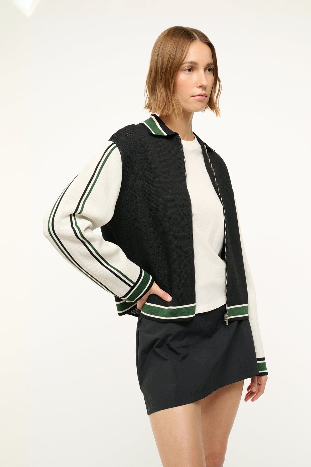 PAT SPORT JACKET BLACK MULTI - STAUD US