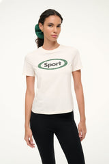 LULU SPORT TEE IVORY - STAUD for sale