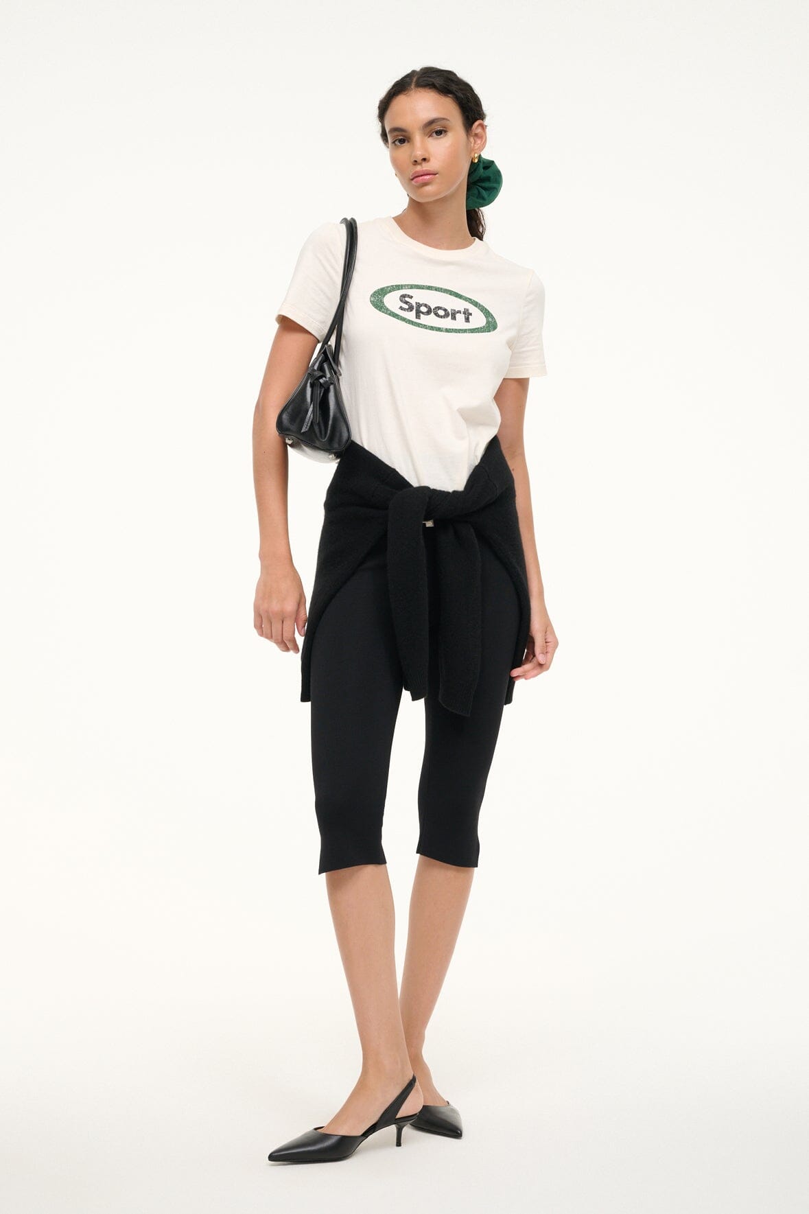 LULU SPORT TEE IVORY - STAUD for sale