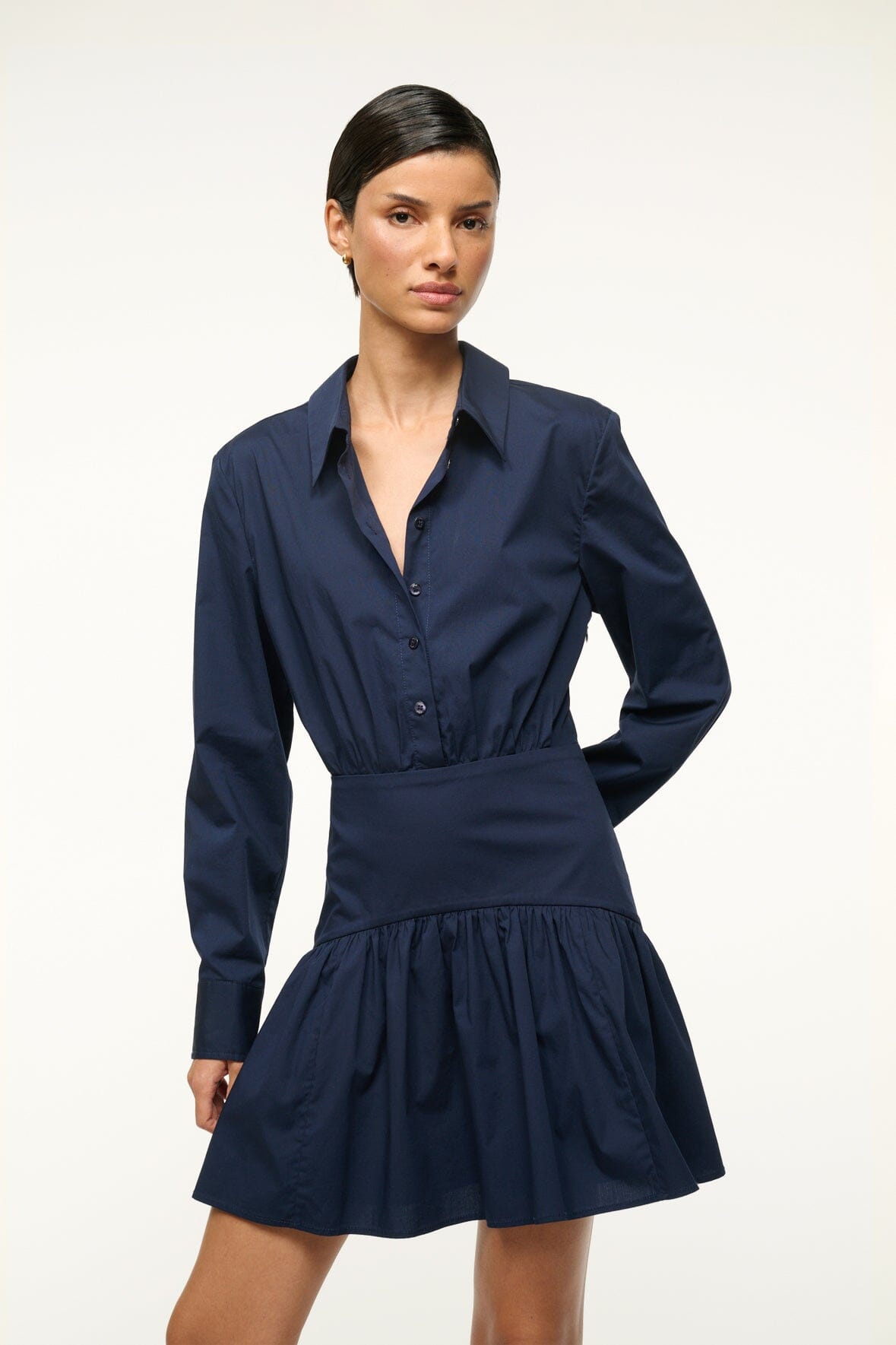 ROCCO MINI DRESS NAVY - STAUD sale