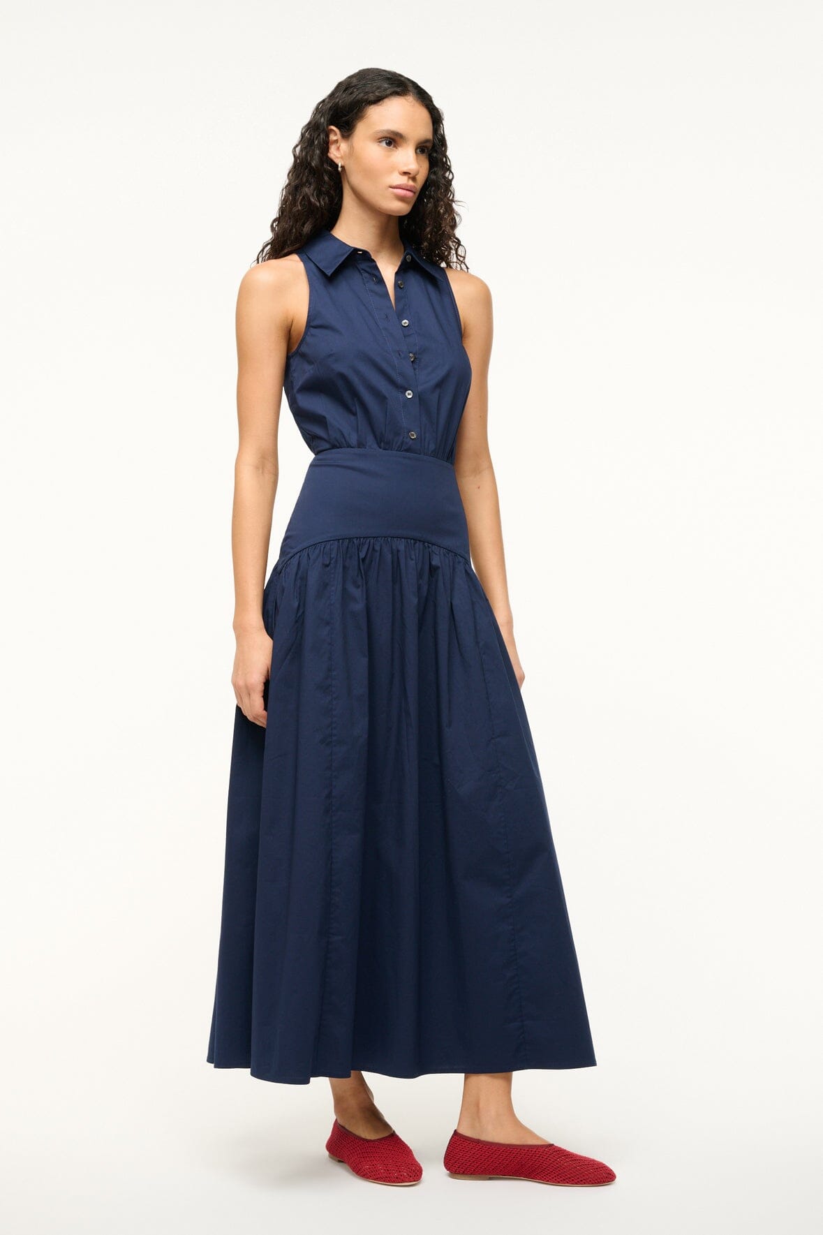 ROMY DRESS NAVY - STAUD near me