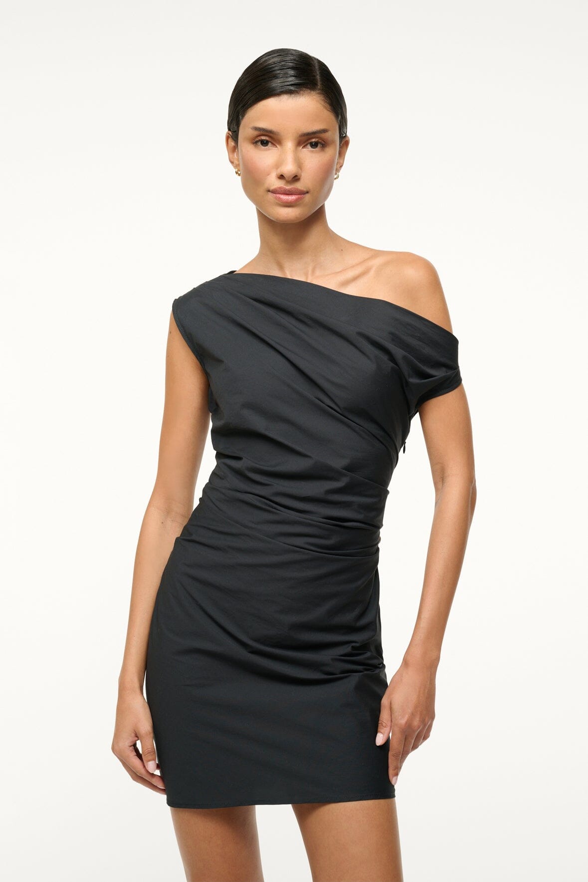 PHARE MINI DRESS BLACK - STAUD for sale