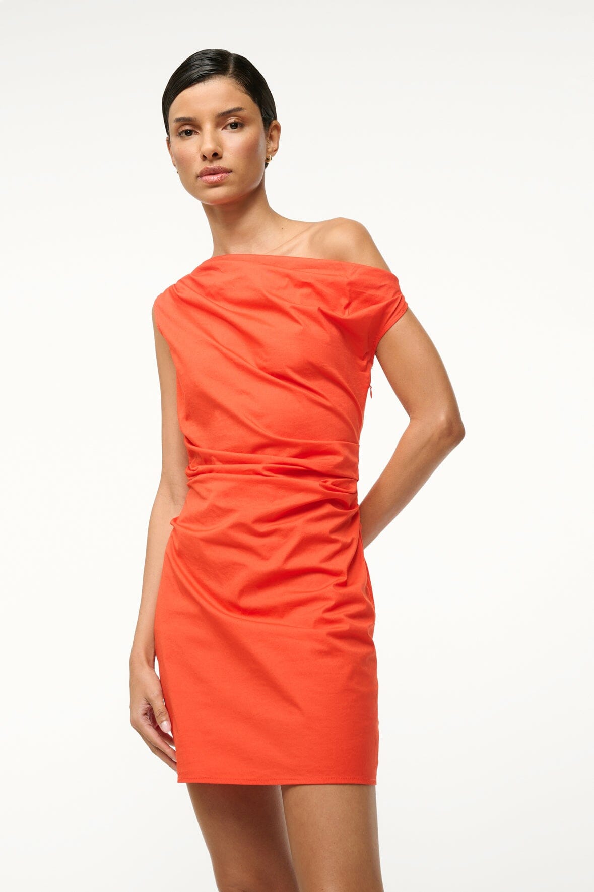 PHARE MINI DRESS CAYENNE - STAUD for sale