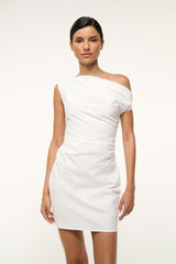 PHARE MINI DRESS WHITE - STAUD for sale