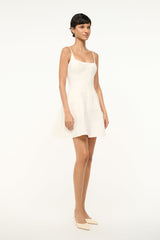 JOY MINI DRESS IVORY - STAUD for sale