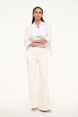 ALINE LEATHER PANTS IVORY - STAUD near me