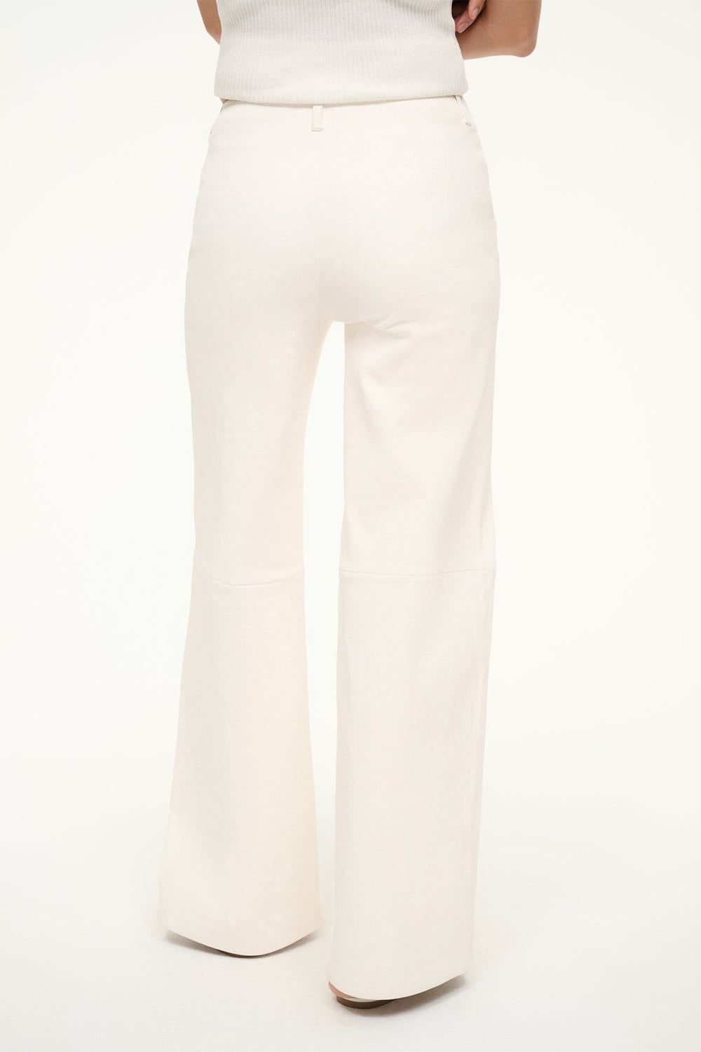 ALINE LEATHER PANTS IVORY - STAUD near me