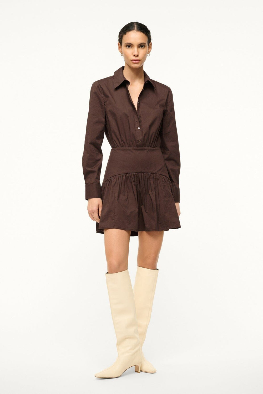 ROCCO MINI DRESS EARTH - STAUD outlet