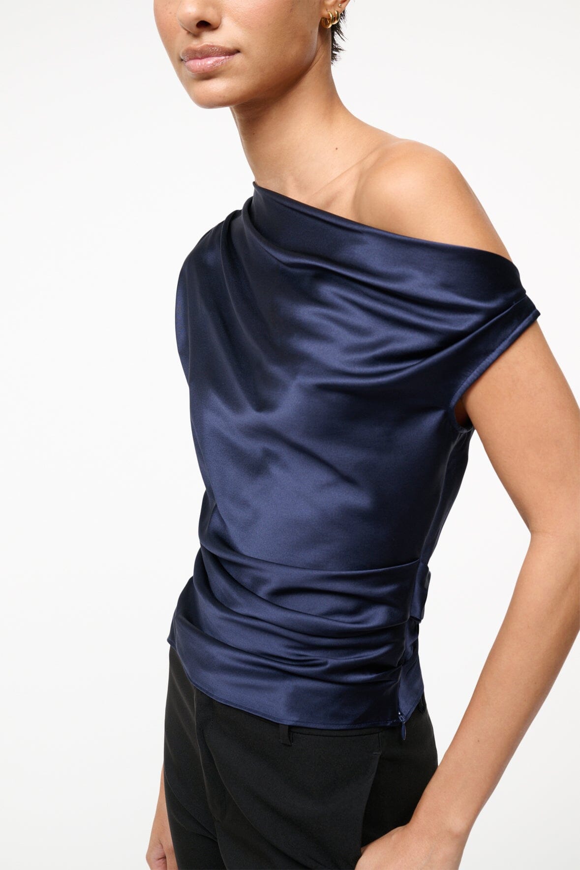 PHARE SILK TOP NAVY - STAUD for sale