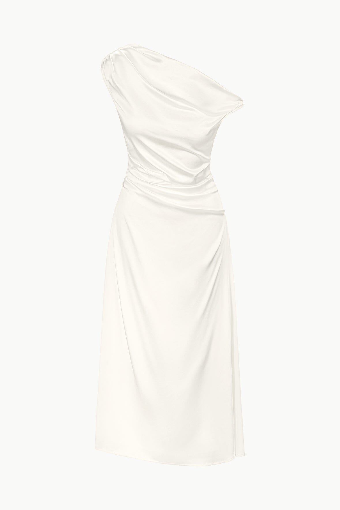 PHARE SILK DRESS IVORY - STAUD sale