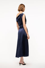PHARE SILK DRESS NAVY - STAUD near me