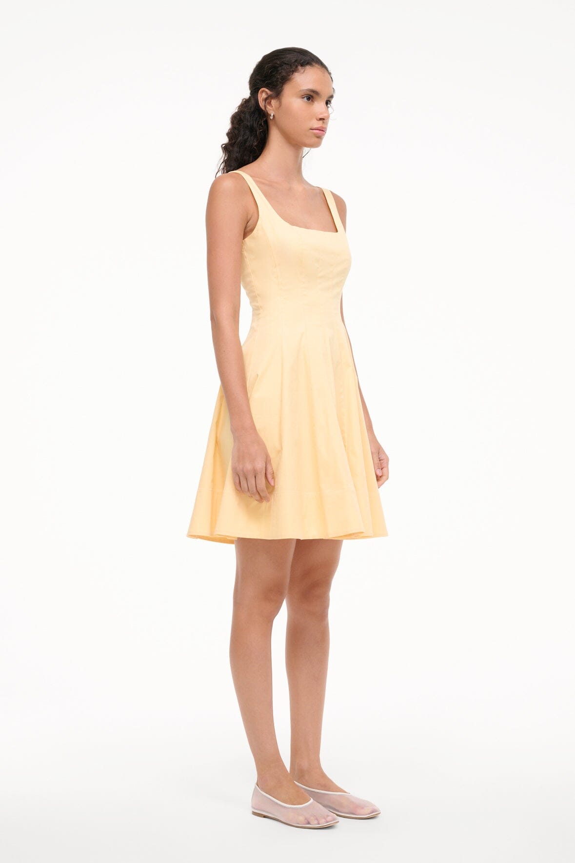 WELLS MINI DRESS PALE HONEY - STAUD near me
