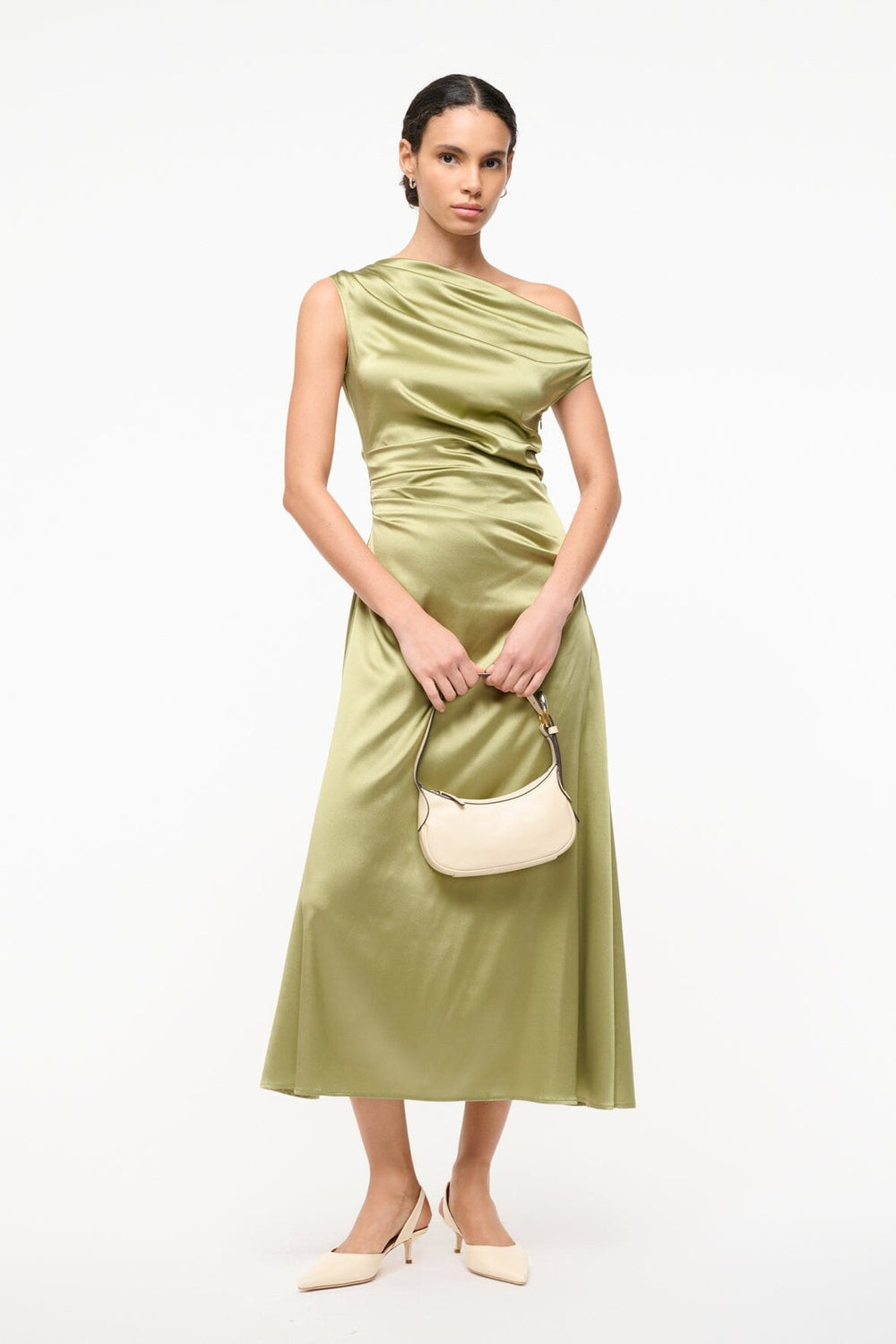 PHARE SILK DRESS MOSS - STAUD near me