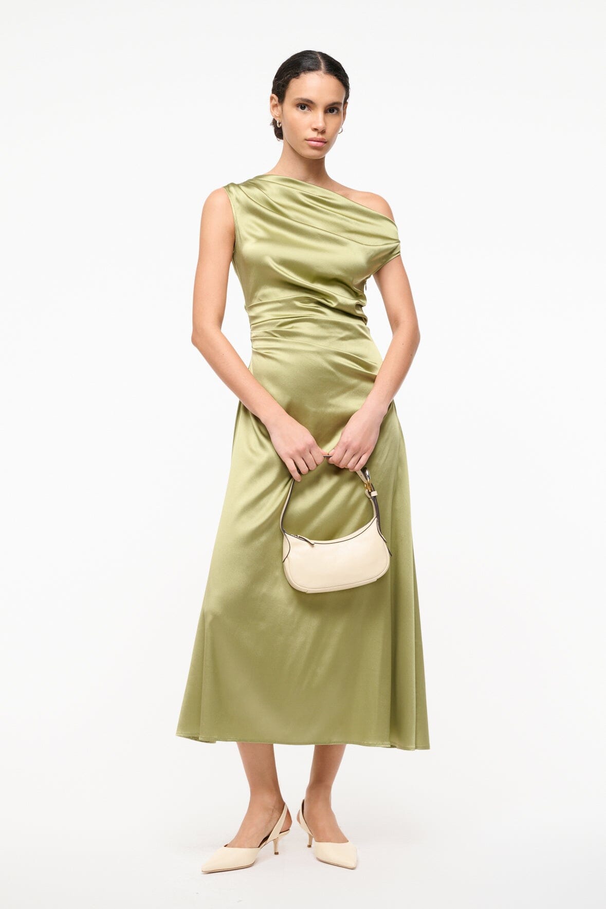 PHARE SILK DRESS MOSS - STAUD near me