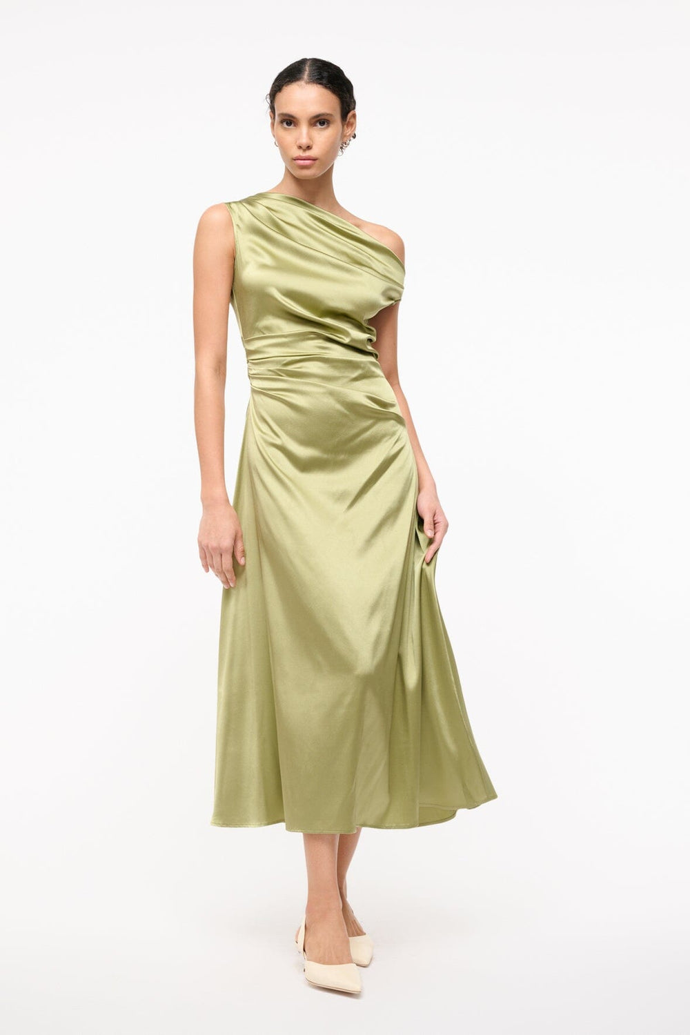 PHARE SILK DRESS MOSS - STAUD near me