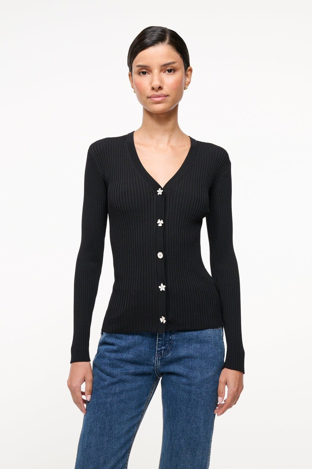 CARGO SWEATER BLACK - STAUD US