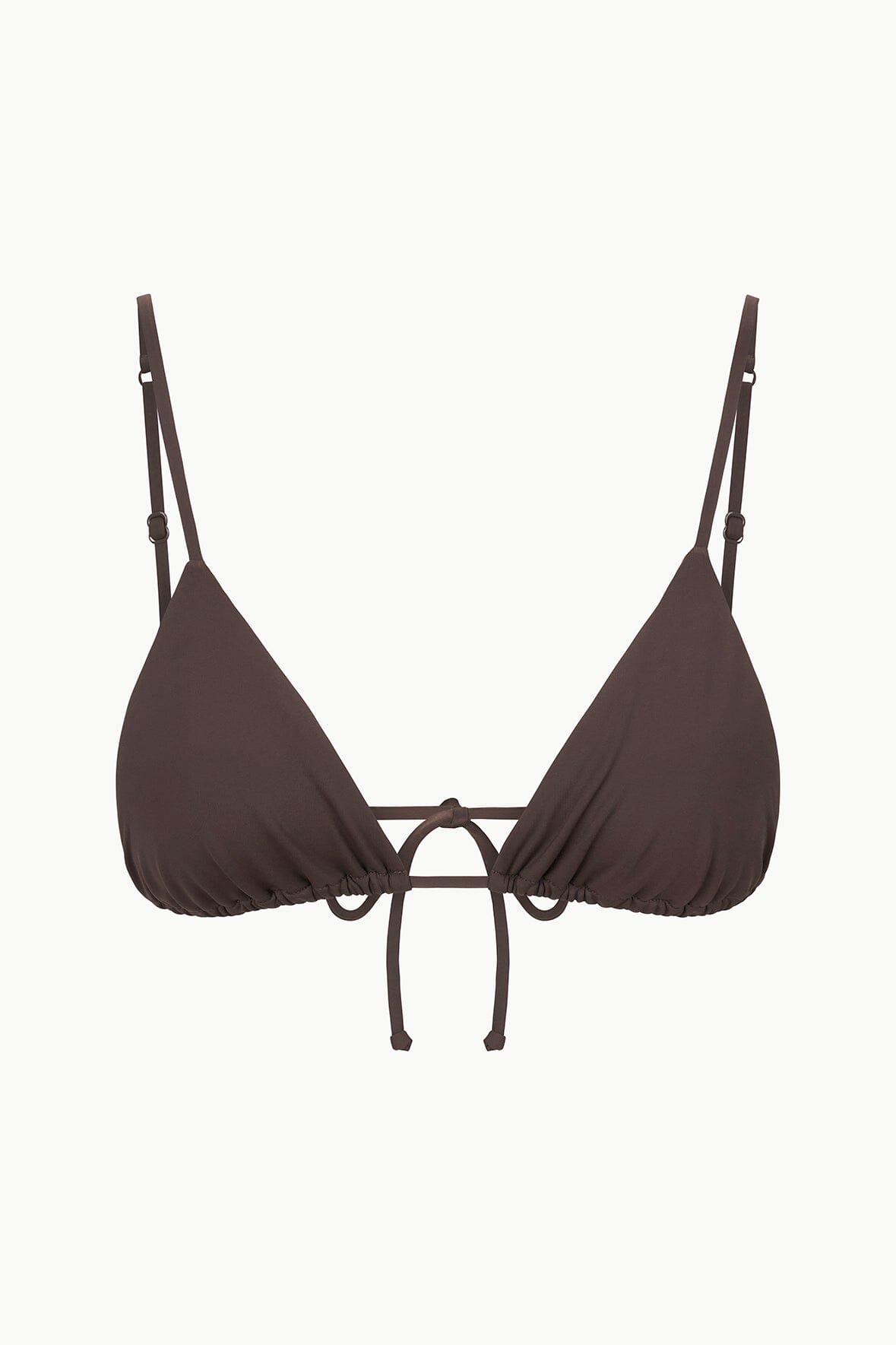 ALEXIS BIKINI TOP DARK CHOCOLATE - STAUD near me